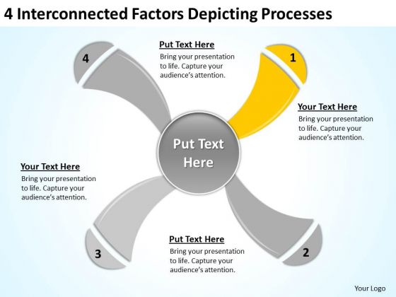 4 Interconnected Factors Depicting Processes Ppt Outline Business Plan PowerPoint Templates 4 Interconnected Factors Depicting Processes Ppt Outline Business Plan PowerPoint Templates