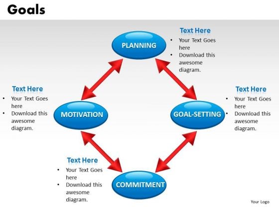 4 Interconnected Goals Diagrams PowerPoint Slides Editable Ppt Templates 4 Interconnected Goals Diagrams PowerPoint Slides Editable Ppt Templates
