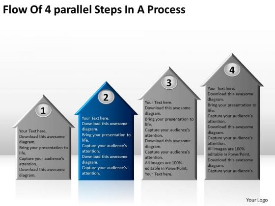4 Parallel Steps In Process Small Business Plan Templates PowerPoint 4 Parallel Steps In Process Small Business Plan Templates PowerPoint