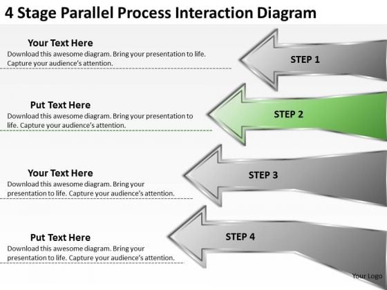 4 Stage Parallel Process Interaction Diagram Realtor Business Plan PowerPoint Templates 4 Stage Parallel Process Interaction Diagram Realtor Business Plan PowerPoint Templates