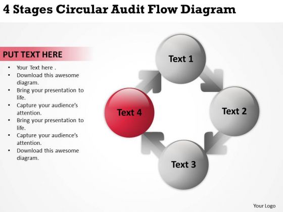 4 Stages Circular Audit Flow Diagram Ppt Fashion Business Plan PowerPoint Slides 4 Stages Circular Audit Flow Diagram Ppt Fashion Business Plan PowerPoint Slides