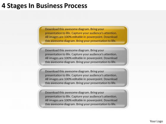 4 Stages In Business Process Ppt Plan Outline PowerPoint Slides
