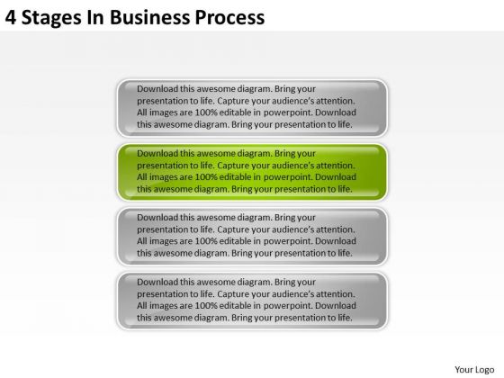 4 Stages In Business Process Ppt Plan PowerPoint Slides