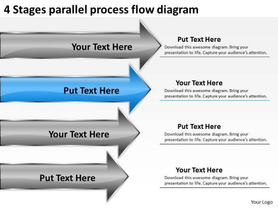 4 Stages Parallel Process Flow Diagram Ppt 5 Year Business Plan PowerPoint Slides 4 Stages Parallel Process Flow Diagram Ppt 5 Year Business Plan PowerPoint Slides