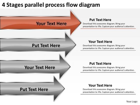 4 Stages Parallel Process Flow Diagram Ppt Business Plan Cover Letter PowerPoint Slides 4 Stages Parallel Process Flow Diagram Ppt Business Plan Cover Letter PowerPoint Slides