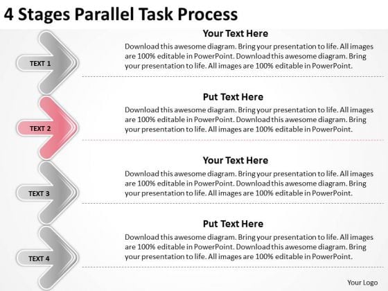 4 Stages Parallel Task Process Small Business Plan PowerPoint Slides 4 Stages Parallel Task Process Small Business Plan PowerPoint Slides