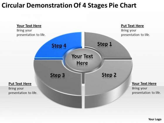4 Stages Pie Chart Ppt How To Write Business Plan Template Free PowerPoint Templates 4 Stages Pie Chart Ppt How To Write Business Plan Template Free PowerPoint Templates