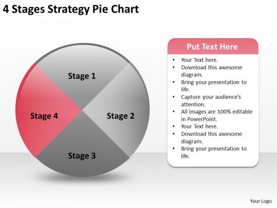 4 Stages Strategy Pie Chart Business Plan PowerPoint Templates 4 Stages Strategy Pie Chart Business Plan PowerPoint Templates