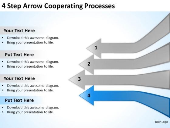 4 Step Arrow Cooperating Processes Ppt How To Form Business Plan PowerPoint Templates 4 Step Arrow Cooperating Processes Ppt How To Form Business Plan PowerPoint Templates