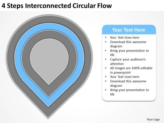 4 Steps Interconnected Circular Flow Ppt Business Plan PowerPoint Templates 4 Steps Interconnected Circular Flow Ppt Business Plan PowerPoint Templates