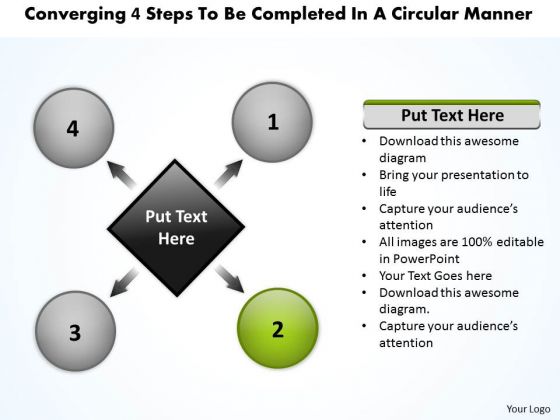 4 Steps To Be Completed In A Circular Manner Flow Diagram PowerPoint Slides 4 Steps To Be Completed In A Circular Manner Flow Diagram PowerPoint Slides