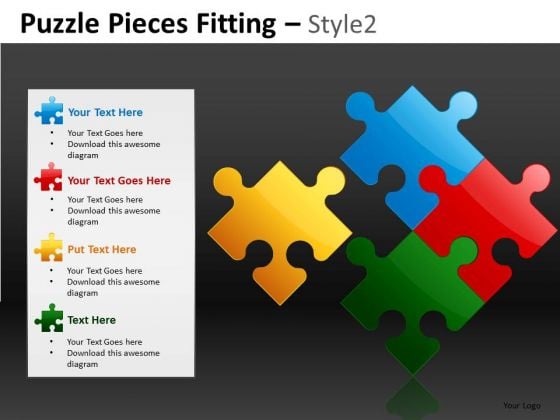 4th Piece Puzzle Solution PowerPoint Slides And Editable Ppt