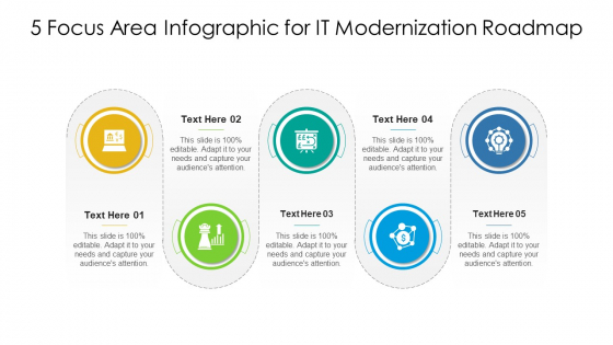 5 Focus Area Infographic For IT Modernization Roadmap Ppt Infographics Sample PDF 5 Focus Area Infographic For IT Modernization Roadmap Ppt Infographics Sample PDF
