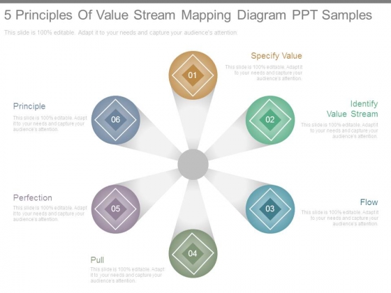 5 Principles Of Value Stream Mapping Diagram Ppt Samples 5 Principles Of Value Stream Mapping Diagram Ppt Samples