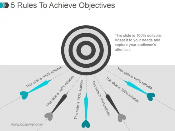 5 Rules To Achieve Objectives Ppt PowerPoint Presentation Slide 5 Rules To Achieve Objectives Ppt PowerPoint Presentation Slide