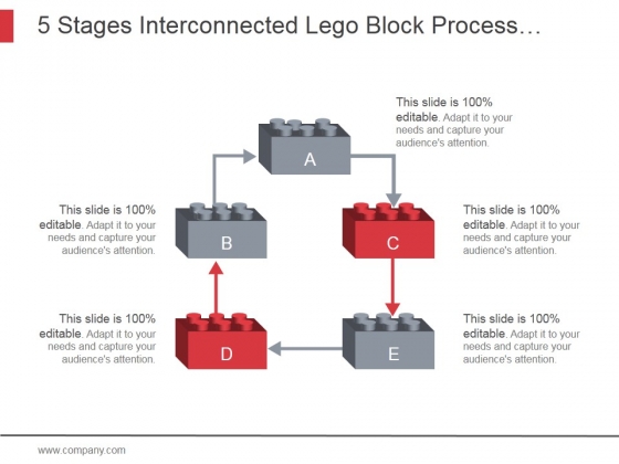 5 Stages Interconnected Lego Block Process Work Flow Diagram Ppt PowerPoint Presentation Visuals 5 Stages Interconnected Lego Block Process Work Flow Diagram Ppt PowerPoint Presentation Visuals