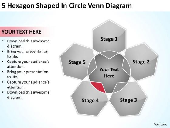 5 Hexagon Shaped In Circle Venn Diagram Ppt How To Do Business Plan PowerPoint Templates 5 Hexagon Shaped In Circle Venn Diagram Ppt How To Do Business Plan PowerPoint Templates