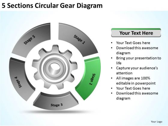 5 Sections Circular Gear Diagram Business Plan Financial Projections PowerPoint Slides 5 Sections Circular Gear Diagram Business Plan Financial Projections PowerPoint Slides