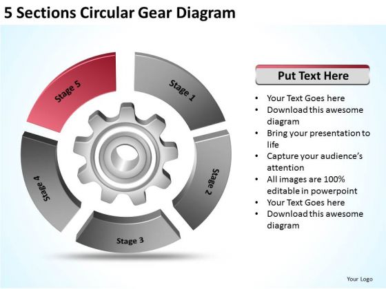 5 Sections Circular Gear Diagram Ppt Business Plan Models PowerPoint Templates 5 Sections Circular Gear Diagram Ppt Business Plan Models PowerPoint Templates