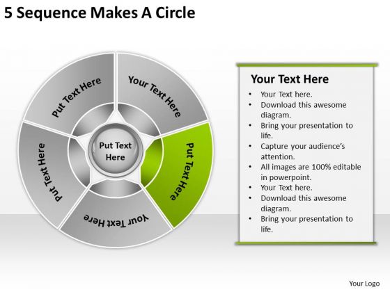 5 Sequence Makes Circle Business Ideas PowerPoint Slides 5 Sequence Makes Circle Business Ideas PowerPoint Slides