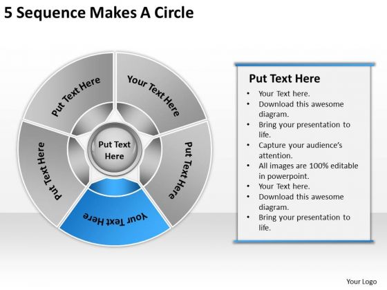 5 Sequence Makes Circle Business Plan PowerPoint Templates 5 Sequence Makes Circle Business Plan PowerPoint Templates