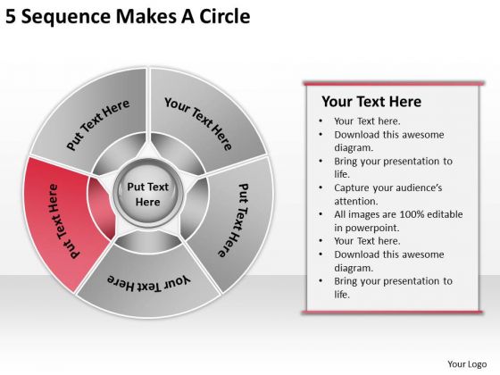 5 Sequence Makes Circle Business Plan Services PowerPoint Slides 5 Sequence Makes Circle Business Plan Services PowerPoint Slides