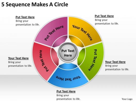 5 Sequence Makes Circle Photography Business Plan Template PowerPoint Slides 5 Sequence Makes Circle Photography Business Plan Template PowerPoint Slides