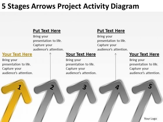 5 Stages Arrows Project Activity Diagram Examples Business Plan Outline PowerPoint Templates 5 Stages Arrows Project Activity Diagram Examples Business Plan Outline PowerPoint Templates