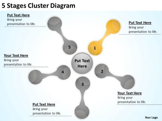 5 Stages Cluster Diagram Ppt Business Plan Template PowerPoint Slides 5 Stages Cluster Diagram Ppt Business Plan Template PowerPoint Slides