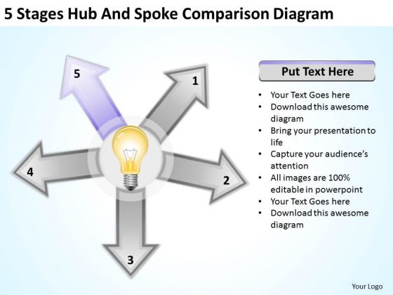 5 Stages Hub And Spoke Comparison Diagram Ppt Format Business Plan PowerPoint Templates 5 Stages Hub And Spoke Comparison Diagram Ppt Format Business Plan PowerPoint Templates