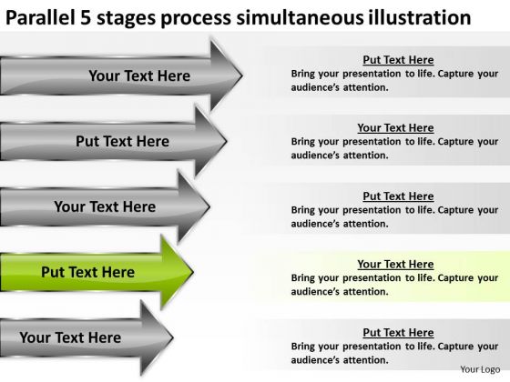 5 Stages Process Simultaneous Illustration Business Plan Examples PowerPoint Templates 5 Stages Process Simultaneous Illustration Business Plan Examples PowerPoint Templates