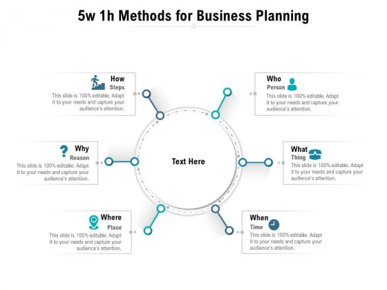5w 1h Methods For Business Planning Ppt PowerPoint Presentation Outline Samples PDF 5w 1h Methods For Business Planning Ppt PowerPoint Presentation Outline Samples PDF