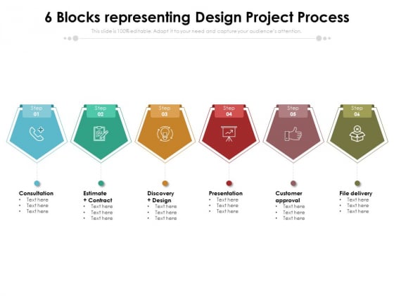 6 Blocks Representing Design Project Process Ppt PowerPoint Presentation File Rules PDF 6 Blocks Representing Design Project Process Ppt PowerPoint Presentation File Rules PDF