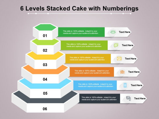 6 Levels Stacked Cake With Numberings Ppt PowerPoint Presentation Portfolio Backgrounds PDF 6 Levels Stacked Cake With Numberings Ppt PowerPoint Presentation Portfolio Backgrounds PDF