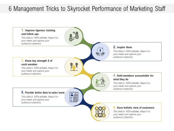 6 Management Tricks To Skyrocket Performance Of Marketing Staff Ppt PowerPoint Presentation Gallery Themes PDF 6 Management Tricks To Skyrocket Performance Of Marketing Staff Ppt PowerPoint Presentation Gallery Themes PDF