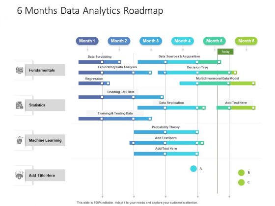 6 Months Data Analytics Roadmap Diagrams 6 Months Data Analytics Roadmap Diagrams