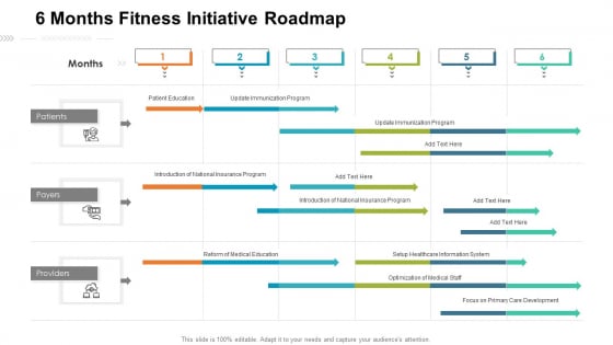 6 Months Fitness Initiative Roadmap Clipart 6 Months Fitness Initiative Roadmap Clipart