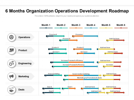 6 Months Organization Operations Development Roadmap Background 6 Months Organization Operations Development Roadmap Background