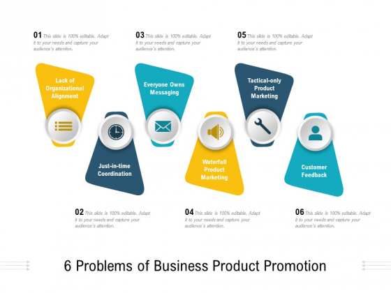 6 Problems Of Business Product Promotion Ppt PowerPoint Presentation File Slide Download PDF 6 Problems Of Business Product Promotion Ppt PowerPoint Presentation File Slide Download PDF