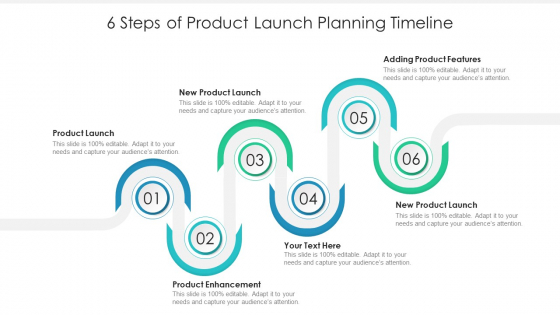 6 Steps Of Product Launch Planning Timeline Ppt Show Outfit PDF