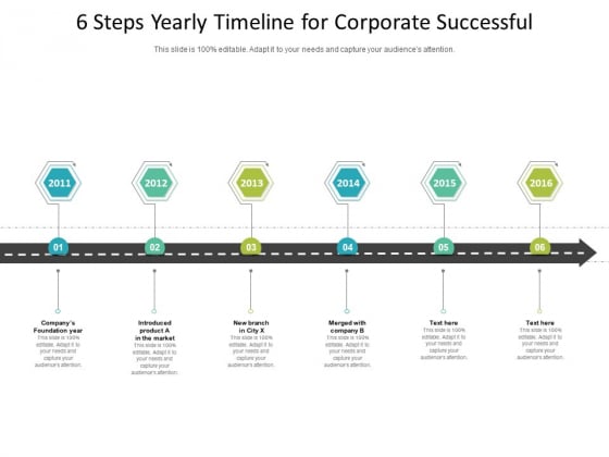 6 Steps Yearly Timeline For Corporate Successful Ppt PowerPoint Presentation File Outline PDF 6 Steps Yearly Timeline For Corporate Successful Ppt PowerPoint Presentation File Outline PDF