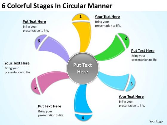 6 Colorful Stages In Circular Manner Ppt For Business Plan PowerPoint Templates 6 Colorful Stages In Circular Manner Ppt For Business Plan PowerPoint Templates
