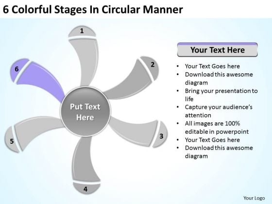 6 Colorful Stages In Circular Manner Ppt Score Business Plan PowerPoint Templates 6 Colorful Stages In Circular Manner Ppt Score Business Plan PowerPoint Templates