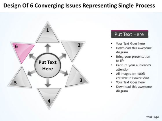 6 Converging Issues Representing Single Process Circular Flow Diagram PowerPoint Templates 6 Converging Issues Representing Single Process Circular Flow Diagram PowerPoint Templates