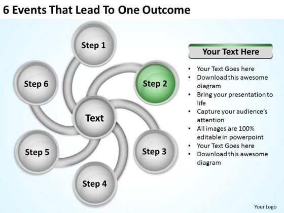 6 Events That Lead To One Outcome Top Business Plan PowerPoint Slides 6 Events That Lead To One Outcome Top Business Plan PowerPoint Slides