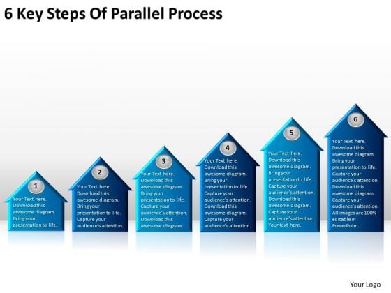 6 Key Steps Of Parallel Process It Business Plan Template PowerPoint Templates 6 Key Steps Of Parallel Process It Business Plan Template PowerPoint Templates