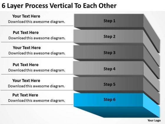 6 Layer Process Vertical To Each Other Ppt Example Business Plan Outline PowerPoint Slides 6 Layer Process Vertical To Each Other Ppt Example Business Plan Outline PowerPoint Slides