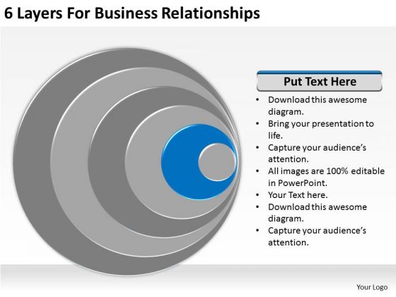 6 Layers For Business Relationships Short Plan Template PowerPoint Slides 6 Layers For Business Relationships Short Plan Template PowerPoint Slides