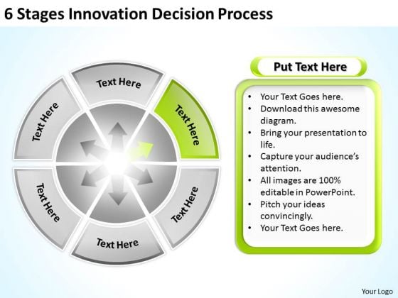 6 Stages Innovation Decision Process Businessplans PowerPoint Templates 6 Stages Innovation Decision Process Businessplans PowerPoint Templates