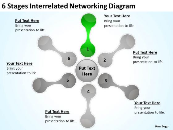 6 Stages Interrelated Networking Diagram Business Plan PowerPoint Slides 6 Stages Interrelated Networking Diagram Business Plan PowerPoint Slides